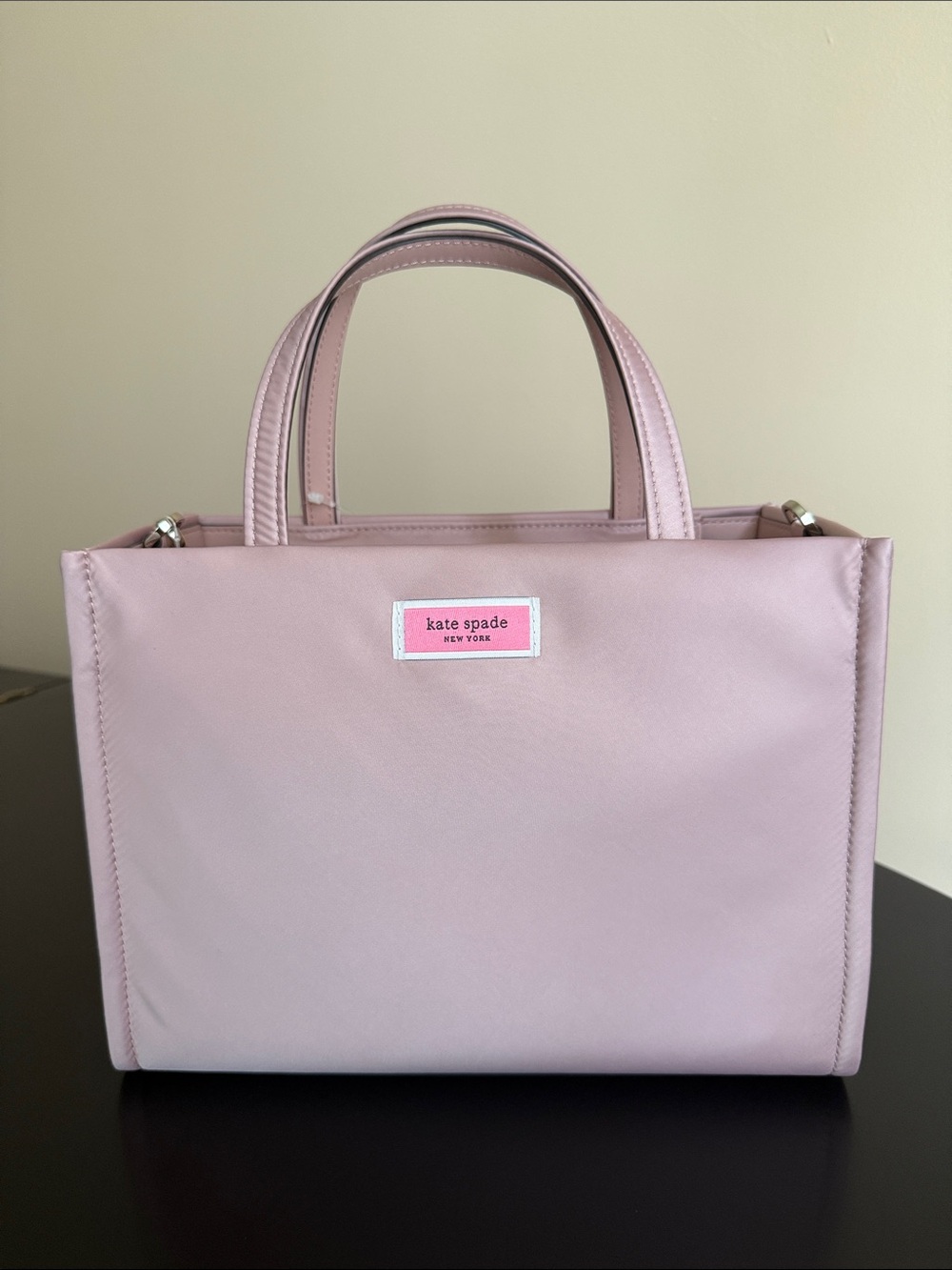 Kate Spade Sam Nylon Medium Satchel Madison Rouge - Picture 2 of 15